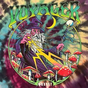 Boxset Voyager Unisex Psychedelic Wizard Mushroom Graphic Tee Size L Multicolor